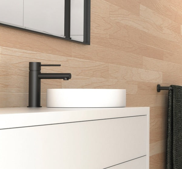 Phoenix Vivid Slimline Basin Mixer - Matte Black