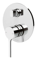 Phoenix Vivid Slimline Oval Shower/Bath Mixer with Diverter - Chrome