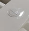 Matte Black & Gloss White Toilet Button Round Suits 48mm Hole